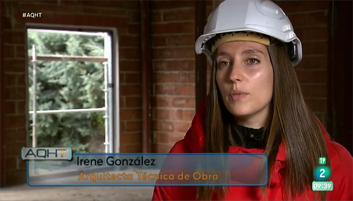 Irene González de Madrid Arquitectura en "Aqui hay trabajo" de la 2
