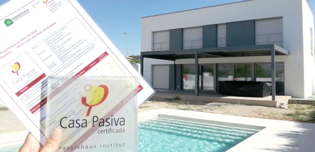 Casa pasiva certificada por el Passivhaus Institut